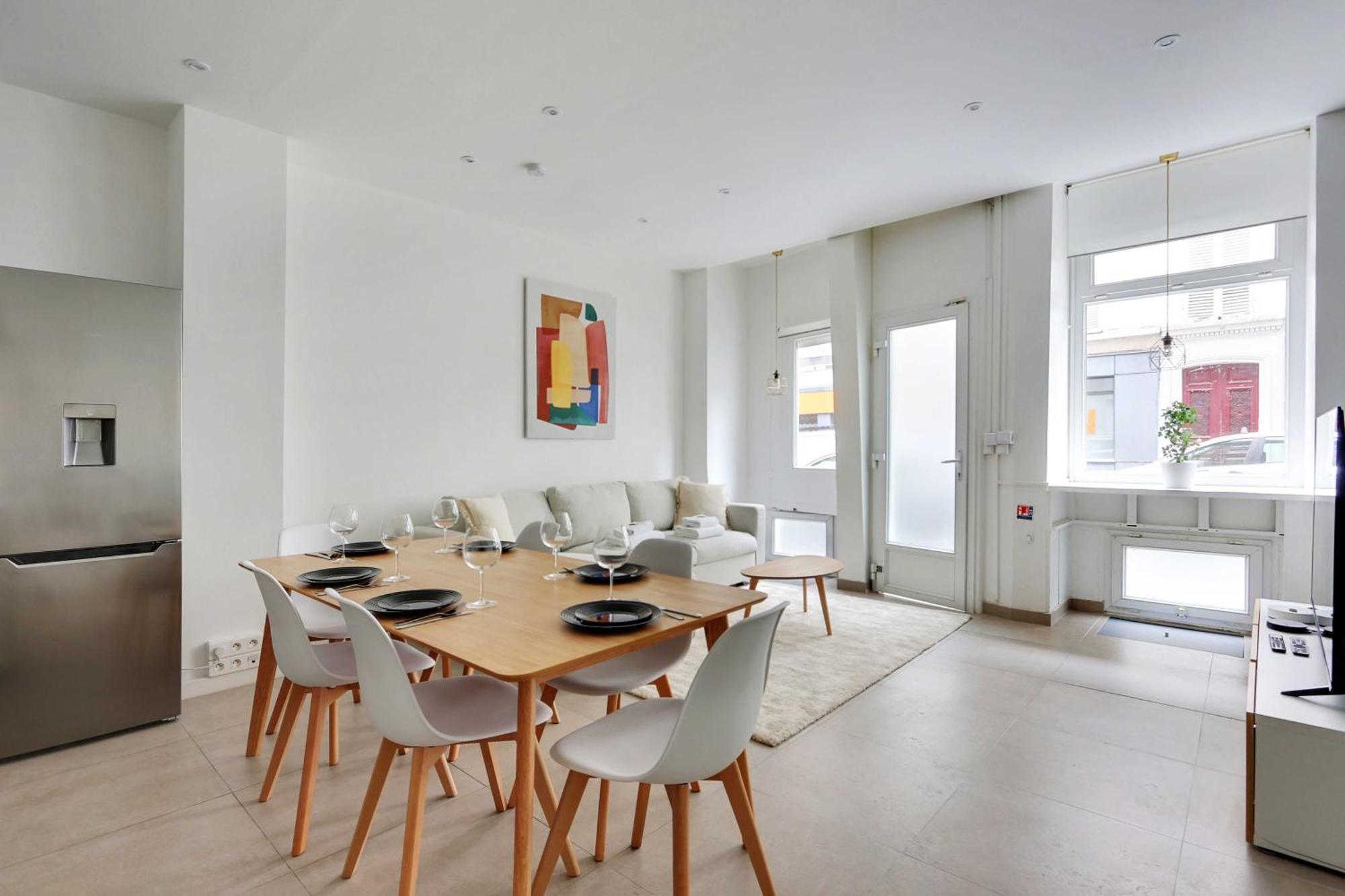 Appartement Cosy - 1br-6p - Batignolles Parijs