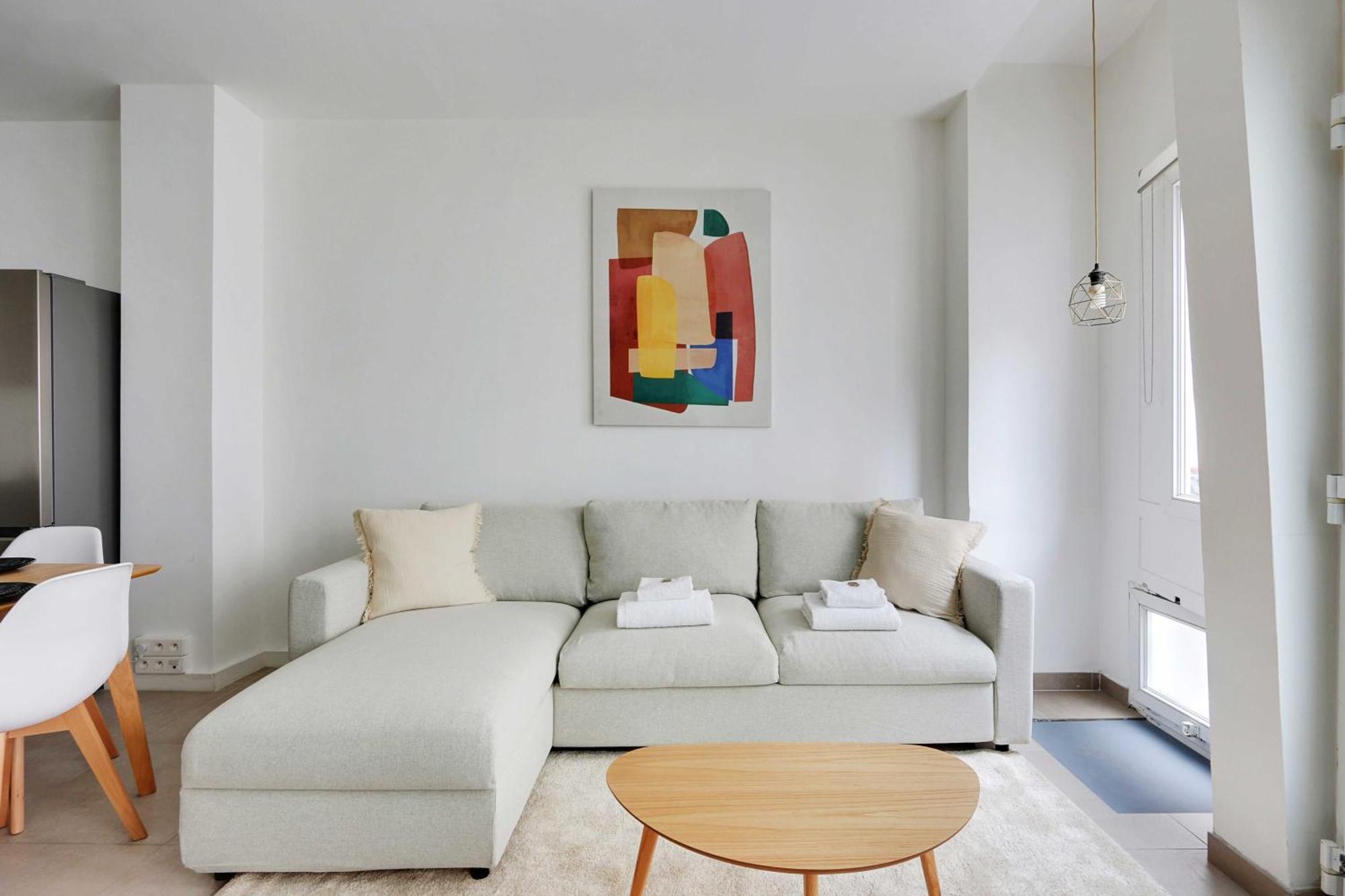 Appartement Cosy - 1br-6p - Batignolles *